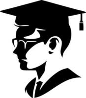 diploma uitreiking - minimalistische en vlak logo - vector illustratie