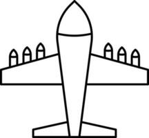 illustratie van vlucht icoon of symbool. vector