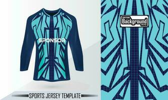 sublimatie voetbal creatief Jersey ontwerp vector