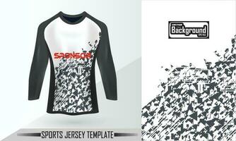 creatief voetbal Jersey ontwerp sjabloon vector