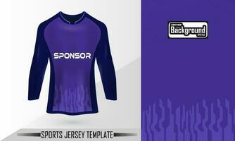 creatief voetbal Jersey ontwerp sjabloon vector