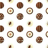 chocola dag snoep vakantie geschenk zoetheid patroon vector