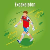 externe skeleton pak achtergrond vectorillustratie vector