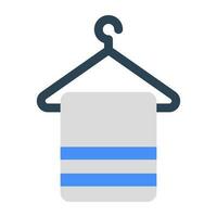 modern ontwerp icoon van handdoek rek vector