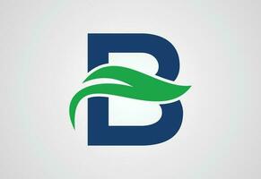 eerste b brief logo met creatief symbool, vector ontwerp sjabloon