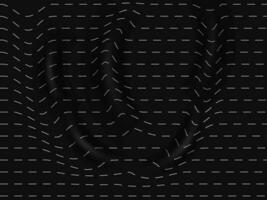 abstract zwart achtergrond met snijdend golvend lijnen. vector