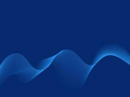 abstract golvend beweging achtergrond in blauw kleur. vector
