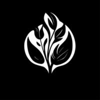 floreren - minimalistische en vlak logo - vector illustratie