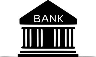 bank - minimalistische en vlak logo - vector illustratie