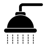 uniek design icoon van shower vector