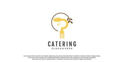 catering logo icoon ontwerp vector sjabloon