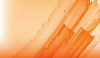 abstract minimaal achtergrond met oranje kleur dynamisch licht schaduw lijn voogd helder achtergrond vector