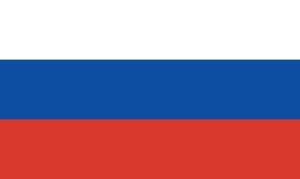 vector illustratie van de Russische vlag