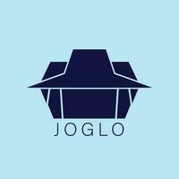 joglo logo vlak vector