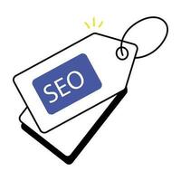 trendy seo-tag vector