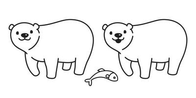 beer vector polair beer logo icoon illustratie Zalm vis karakter tekenfilm tekening