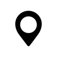 locatie pin pictogram vector