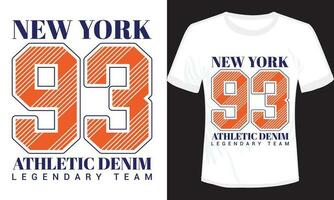 nieuw york typografie t-shirt ontwerp vector illustratie