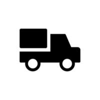 levering vrachtwagen pictogram vector