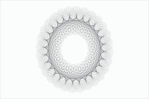 geometrische spiraal op witte achtergrond vector