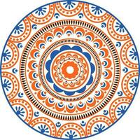 elegant decoratief mandala met bloemen ontwerp. vector