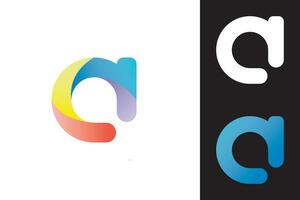 een logo met minimalistisch ontwerp, brief logo vector