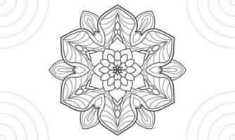 mandala ontwerp, mandala vector ontwerp.