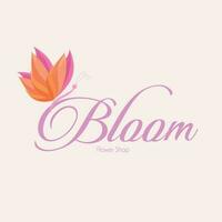 klassiek bloeien bloem winkel logo ontwerp kleurrijk vlinder symbool vrij vector ontwerp illustratie