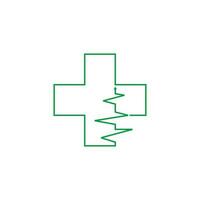 plus medisch vooruitgang symbool logo vector