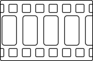 illustratie van film icoon voor dossier. vector