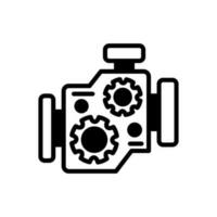 motor icoon in vector. illustratie vector