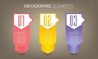 moderne tekstvak sjabloon banner infographics vector