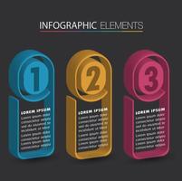 moderne tekstvak sjabloon banner infographics vector