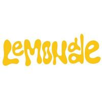 limonade handgeschreven tekst geïsoleerd Aan wit achtergrond.hand belettering voor poster, ansichtkaart, label, sticker, logo, teken.zomer vers drinken vector