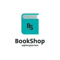 boekhandel logo sjabloon vector illustratie