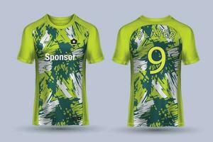 voetbal Jersey sjabloon sport t overhemd ontwerp vector