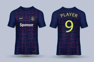 vector voetbal Jersey sjabloon sport t overhemd ontwerp