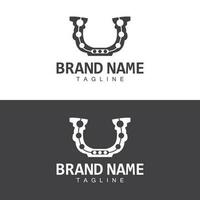 hoefijzer logo, cowboy paard vector, icoon ontwerp symbool sjabloon vector