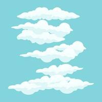 wolk icoon reeks ontwerp, vector symbool sjabloon illustratie