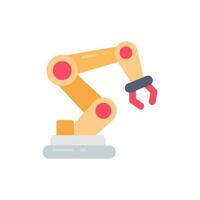 robot arm icoon in vector. illustratie vector