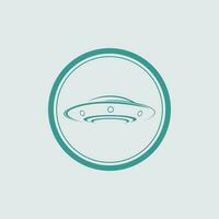 ufo vector logo sjabloon illustratie ontwerp