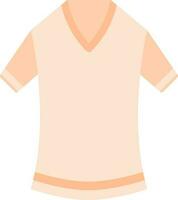 t-shirt icoon in oranje kleur. vector