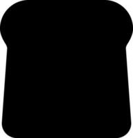 brood icoon in zwart kleur. vector