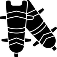 glyph sport- stootkussen icoon of symbool. vector