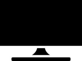 bureaublad of televisie icoon of symbool. vector