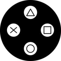 illustratie van speel station knop icoon. vector