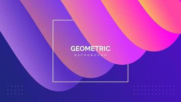 minimale geometrische kleurrijke vloeibare gradiënt vectorillustratie als achtergrond vector