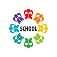 school- en onderwijs logo vector