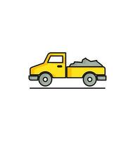 pick-up truck icoon vector