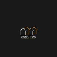 huis logo vector